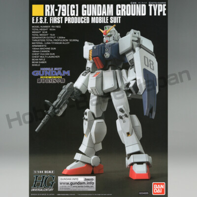 HGUC 1/144 RX-79[G] GUNDAM GROUND TYPE [JapanImport]BANDAI SPIRITS