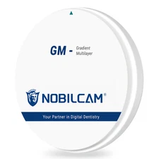 Dental Lab Material CAM/CAD Zirconia Discs Block 19 Shades Gradient Blocks 98mm