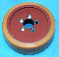 roue motrice WICKE 230x90 diamètre int.45mm 5 trous origine LINDE / FENWICK neuf