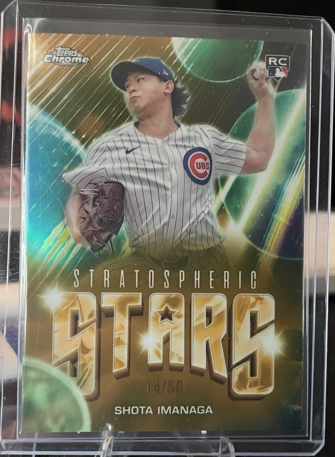 2024 Topps Chrome Update - Shota Imanaga Stratospheric Stars Gold /50