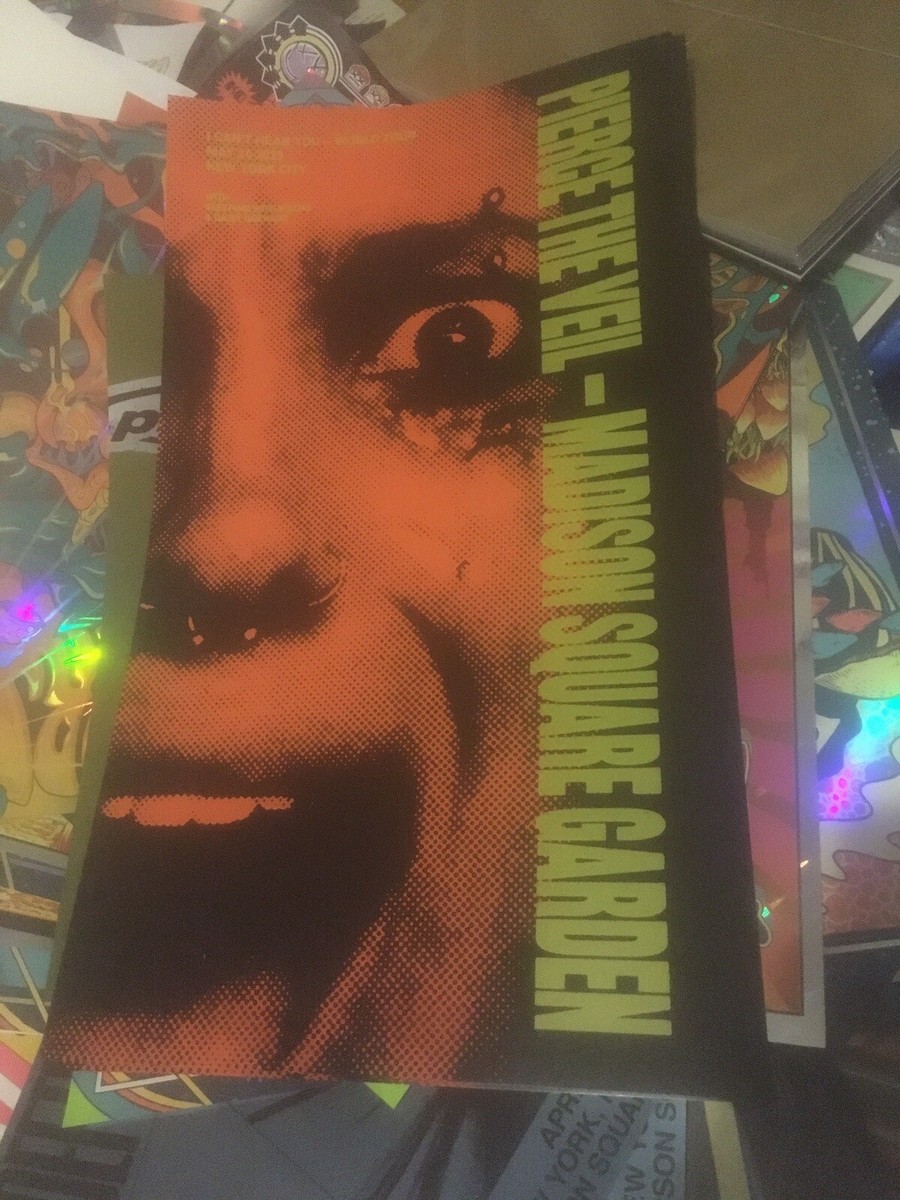 2025 Exclusive Pierce The Veil Poster MSG Madison Square