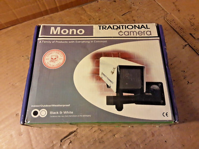 MONO (SCHWARZ & WEISS) TRADITIONELLE ÜBERWACHUNGSKAMERA MODELL: vtc 500, VERPACKT