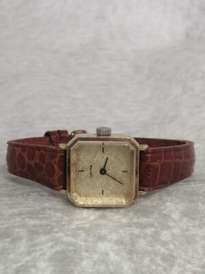 Montre Femme Ancienne Mécanique Plaqué Or FS SCHWARZ Genève - Vintage, état Bon