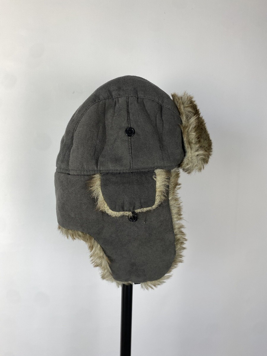 USHANKA Fur Fuzzy Mohair Y2K Avant Garde Hat Vintage OS Opium