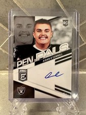 Aidan O'Connell 2023 Panini Donruss Elite Pen Pals RC #PPAOC Rookie Auto