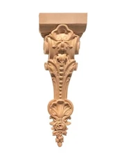  Solid Hardwood Corbel Appliqué/Onlay 