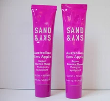 SAND & SKY Australian Emu Apple Super Bounce Mask  LOT of TWO 
