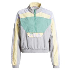 Fila Conchita Pastel Quarter Zip Track Windbreaker Jacket | Vintage Style Size M