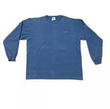 Vintage Nike Mens Made In USA XL Extra Large Blue Long Sleeve Shirt Striped
