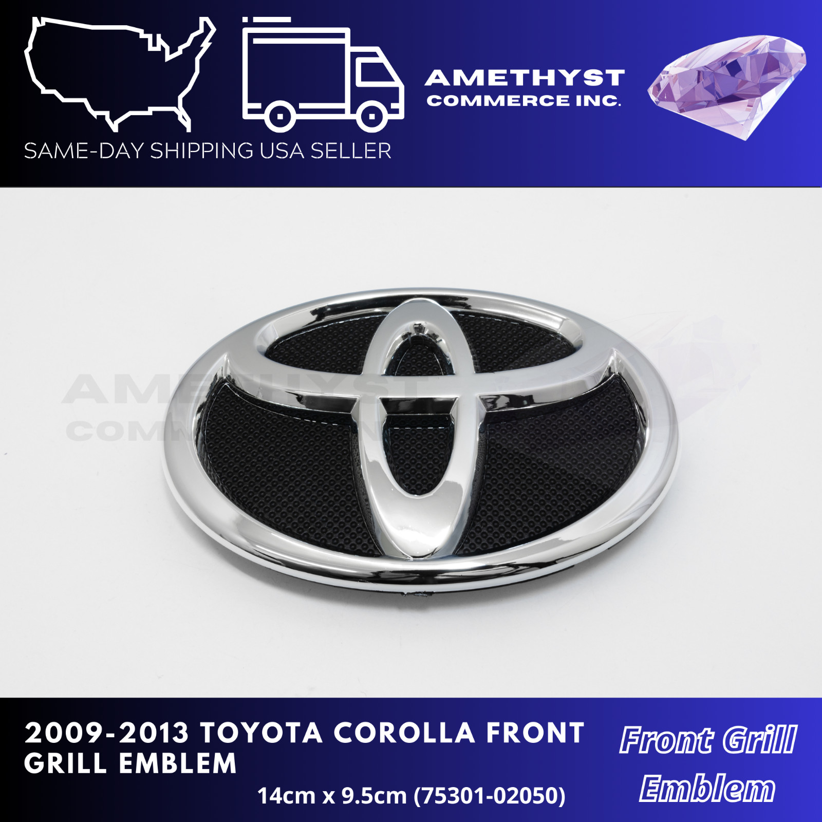 Buy Toyota Corolla Axio 2012-2019 Front Grill Logo In Pakistan - Foto 10