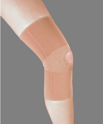 Alpha Medical Elastic Knee Support Brace with Open Patella Compression Sleeve