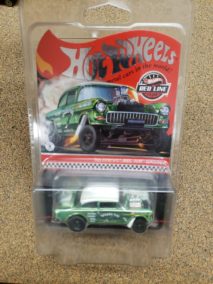 HOT WHEELS 2021 RLC Red Line Club '55 Chevy Bel Air Gasser