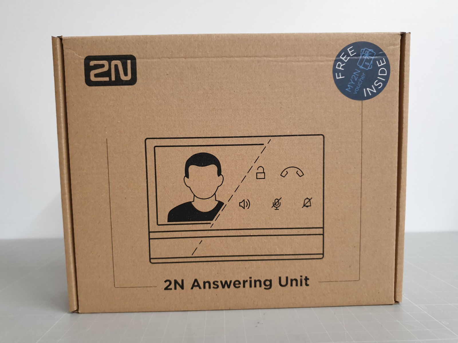 2N 91378601WH Indoor View Control panel/Innensprechstelle(02088-001)Weiß_0,2_5