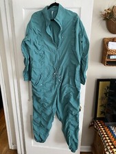 Fabletics McKenzie Jumpsuit Size 1XL Women s Ruched Teal Green