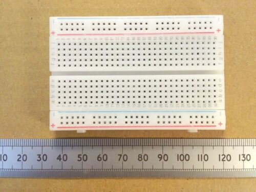 Plug-in Solderless Electronic Breadboard, 30 Columns and Four Power Rails