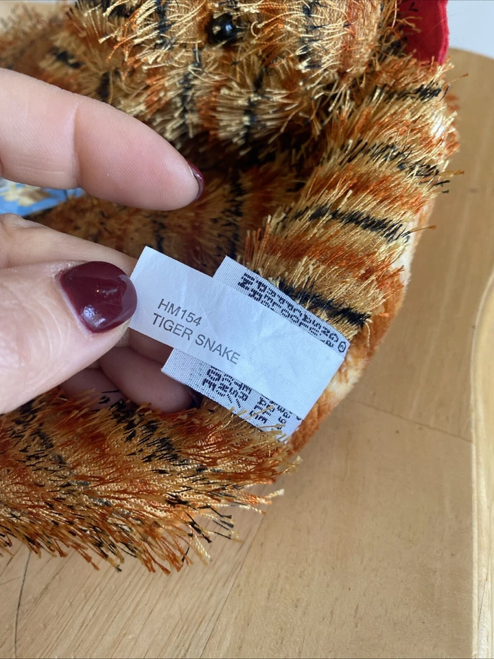 Webkinz Ganz Tiger Snake Plush HM154 Orange Black Stripes CANNOT VERIFY CODE - image 3 of 4