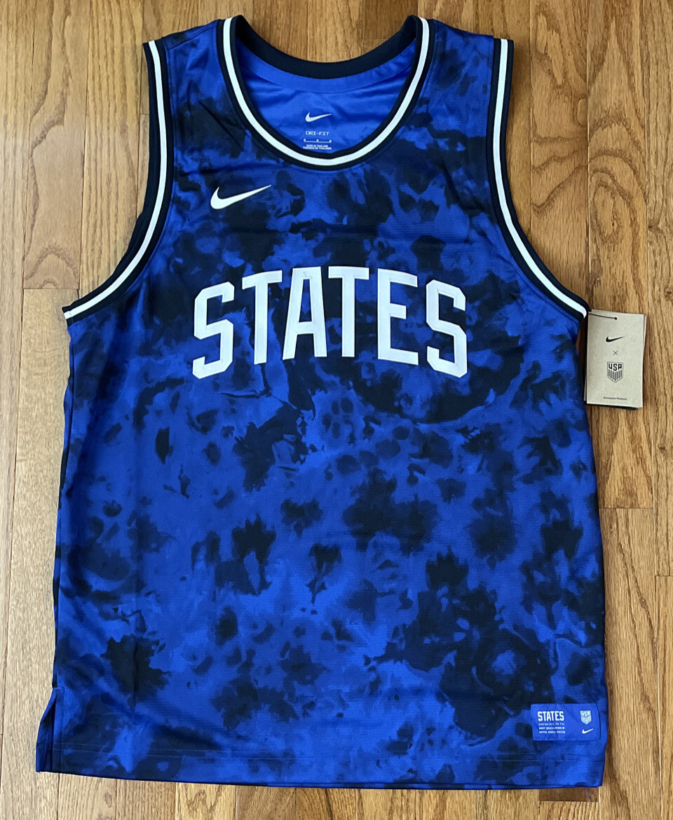 Men's Nike USA National Soccer Team Sleeveless Jersey DN1134 NWT Medium USMNT