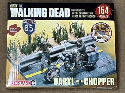 McFarlane Walking Dead DARYL DIXON with CHOPPER Building Set 154 pc Construction