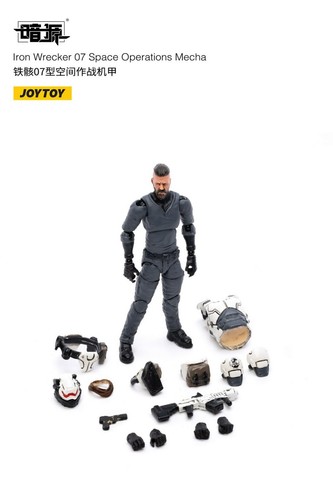 Figura 1/25 robot y piloto JOYTOY JT2207 Iron Wrecker 07 Space Operations Mech 9" - Imagen 10 de 10