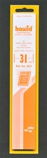 Hawid Stamp Mount 31/217 mm - CLEAR - Pack of 25 (31x210 31mm)  STRIP  310 028