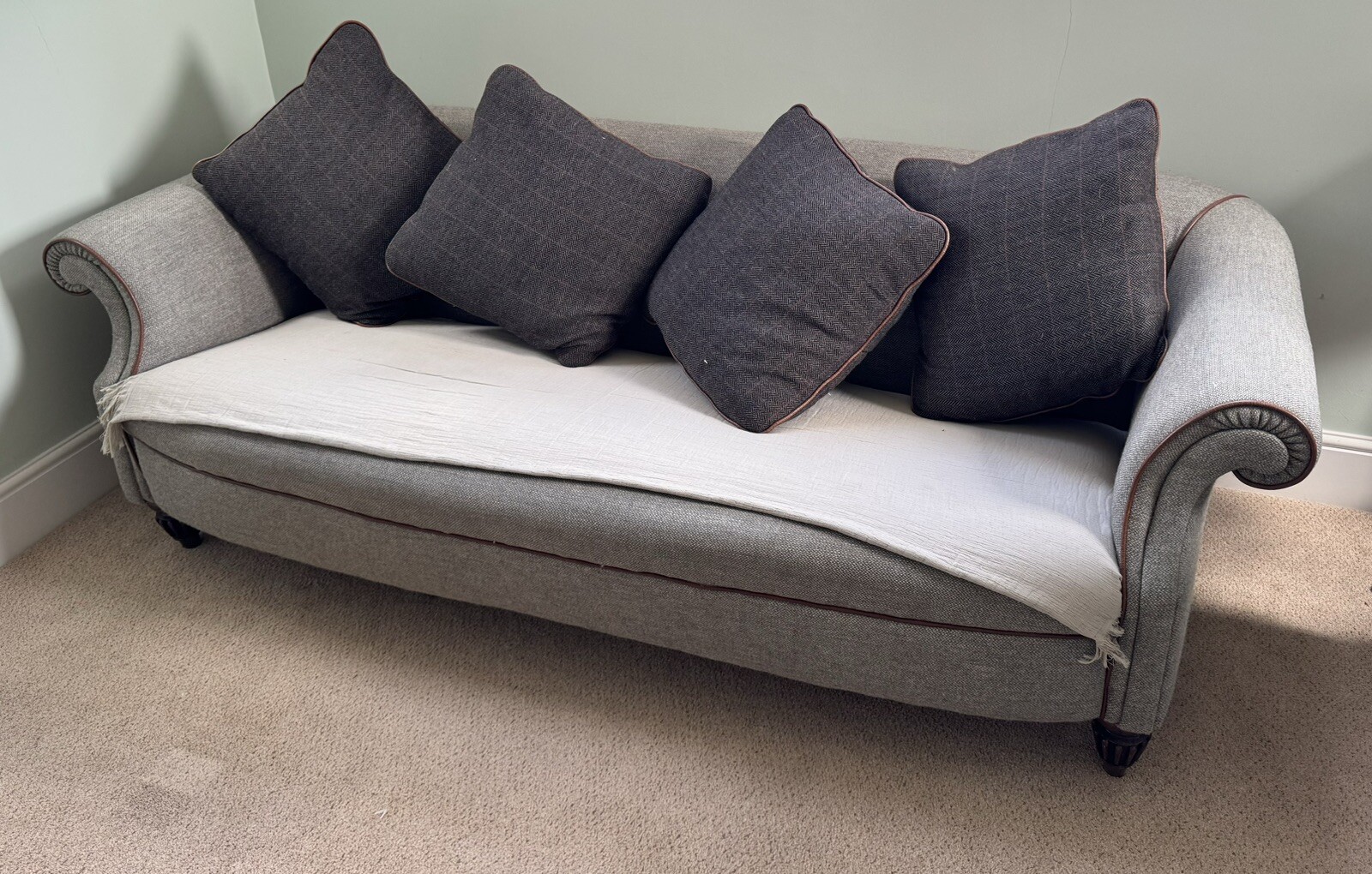 Tetrad Bowmore Harris Tweed 3 Seater Grand sofa eBay