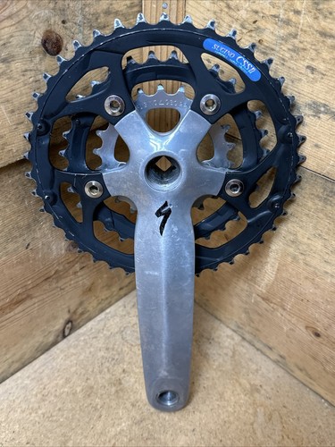 Guarnitura Mountain Bike Tripla Vintage Specializzata 175mm Sugino 22/32/42t - Foto 5 di 12