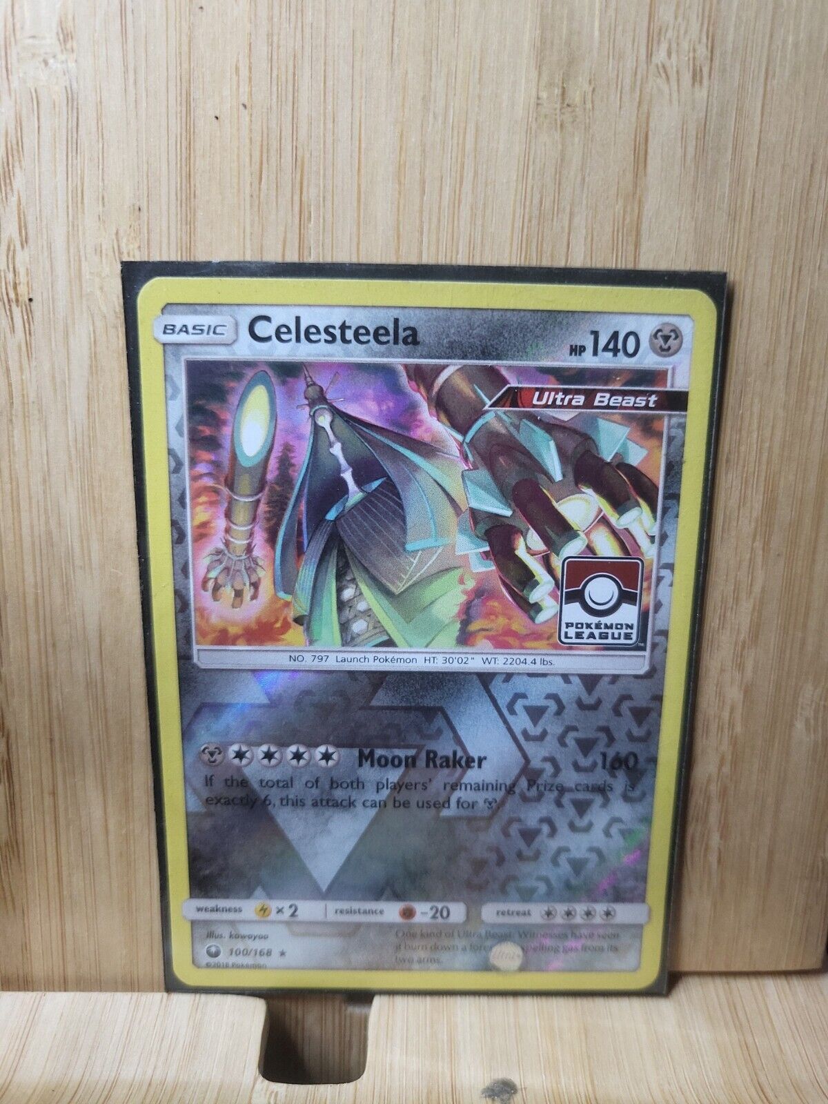 Celesteela - 100/168 - Rare - Reverse Holo - Pokemon Singles » Sun & Moon:  Celestial Storm - Collector's Cache