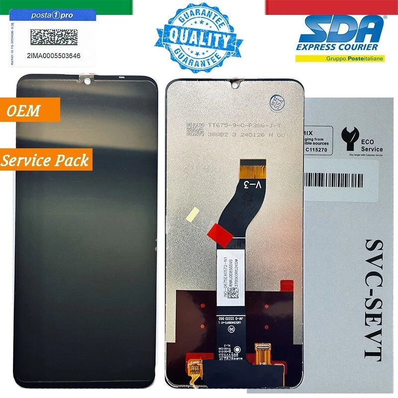 DISPLAY LCD OEM TOUCH SCREEN VETRO XIAOMI REDMI 13C 23108RN04Y 23106RN0DA