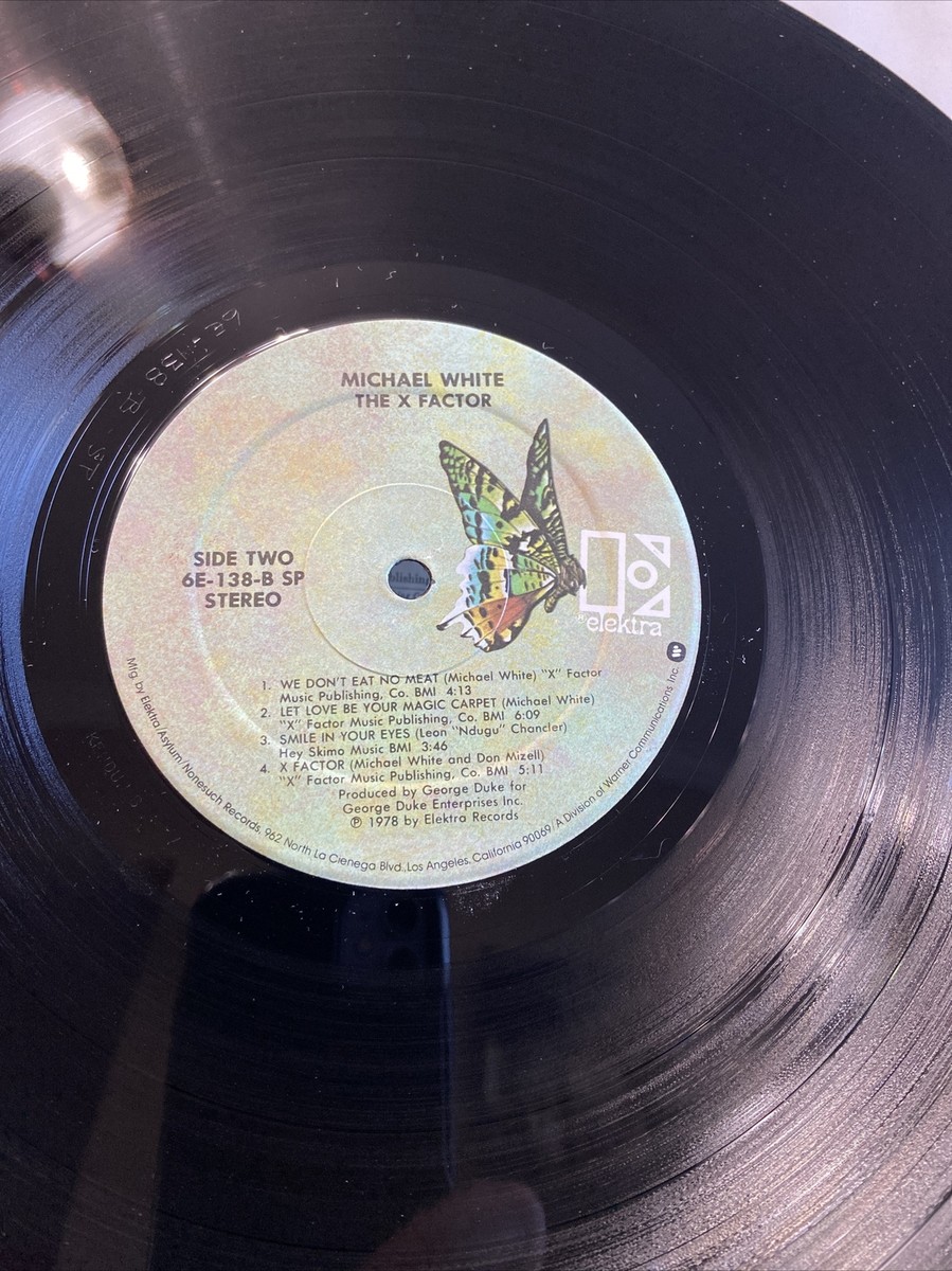 Michael White, The X Factor, Vinyl LP Record, Elektra 6E-138, 1978