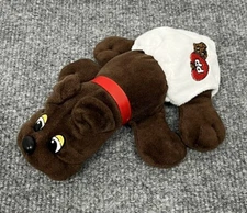 Pound Puppies Newborn 8" Plush Dark Brown Stuffed Animal