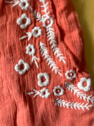 Mini Boden Floral embroidered shorts. Sz 11 - Picture 2 of 4
