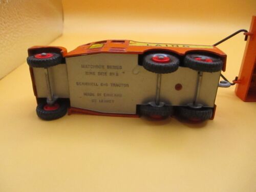 MATCHBOX KING SIZE. K-8A-4 PRIME MOVER/CATERPILLAR TRACTOR ORIGINAL W/TOUCH-UPS! - Picture 13 of 13