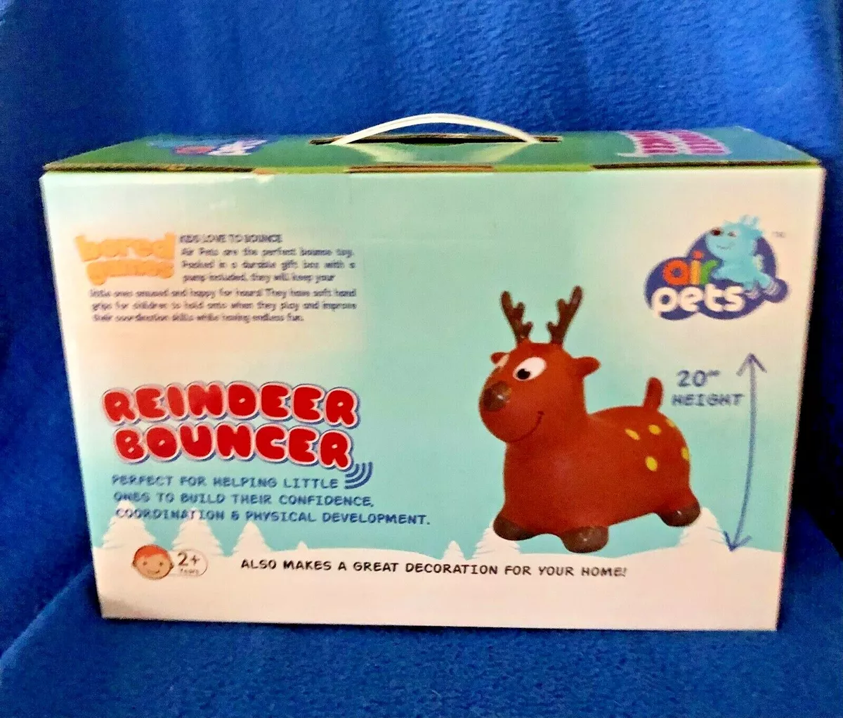 Air Pets Reindeer Bouncer Pump Included New in the Box eBay