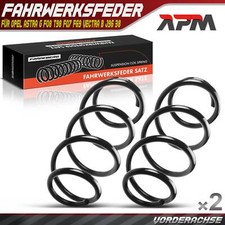 2x Federn Fahrwerksfeder Vorne für Opel Astra G F08 T98 F07 F69 Vectra B J96 38