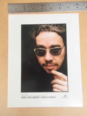 Karl Wallinger World Party  Music Promo Image vintage item see down listing