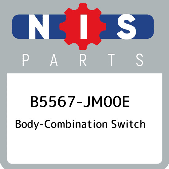 B5567-JM00E Nissan Body-combination switch B5567JM00E, New Genuine OEM Part