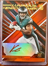 2021 XR KENNETH GAINWELL Panini LUMINOUS ENDORSEMENTS RC AUTO /25 SSP EAGLES 