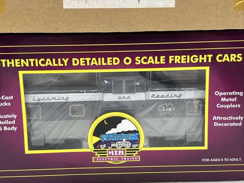 MTH Premier 20-91254 Lycoming & Reading Extended Vision Caboose #10327 O New L&R - Picture 8 of 11
