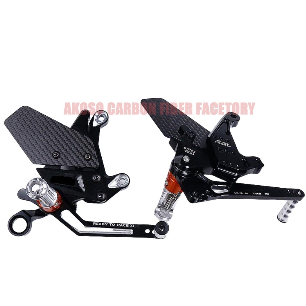 R. Adjustable Rearsets Rear Set Footrest For KTM Super Duke 1290 R