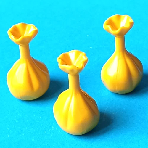 Playmobil Western - 3 yellow bags of coins for the bank safe (CH)