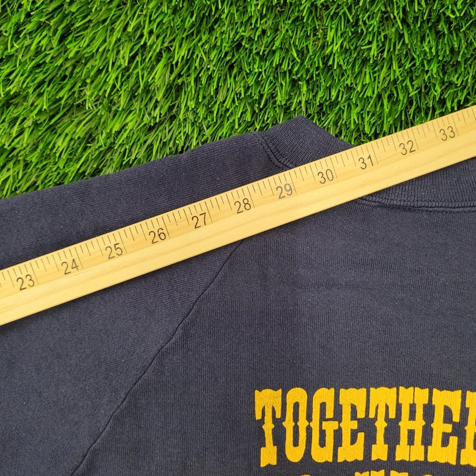 Sudadera vintage años 80 Yachad-NCSY para mujer M 19x24 azul Foto 4 de 4