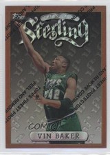 1996-97 Topps Finest Common Bronze Refractor Vin Baker #49 0f4