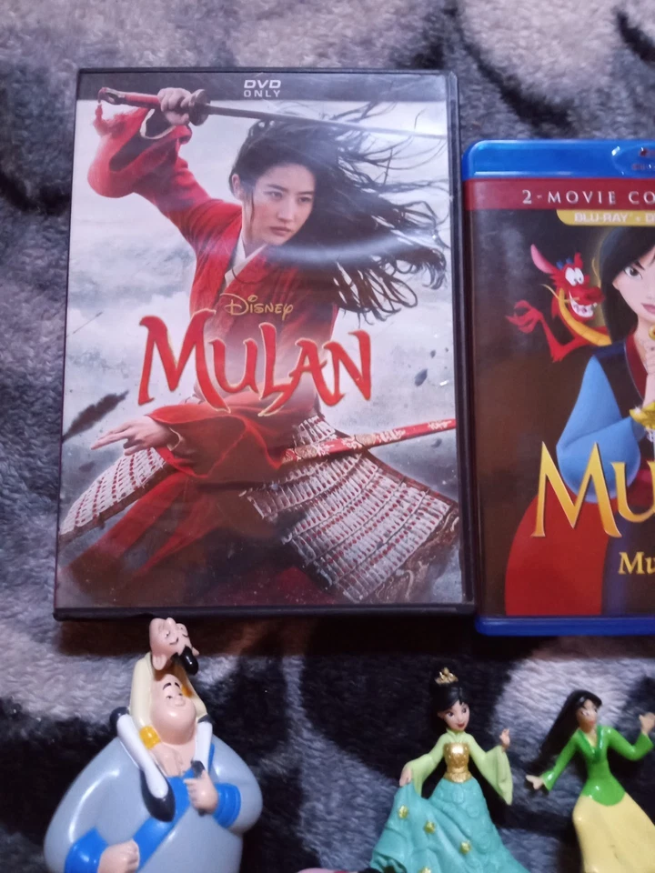 Colección Disney Mulan DVD / Blu-ray + Figuras - Mulan Li Shang Mushu Foto 4 de 4