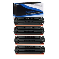 4 PACK Black CF400X 201X Toner for HP Laserjet Pro M252dn M252dw M277dw M277n