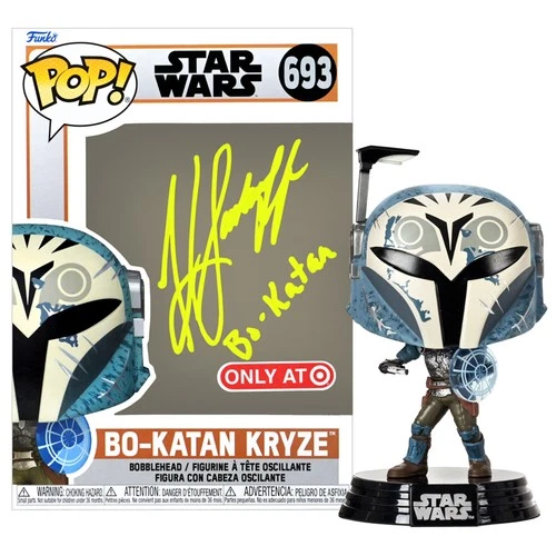 Katee Sackhoff Autographed Mandalorian Bo-Katan Kryze Target Exc Pop Figure #693