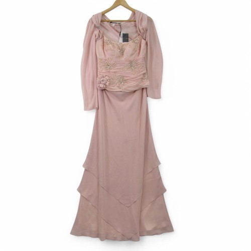 Veni Infantino Ronald Joyce 3 Piece Outfit UK 12 Pink Skirt Top Jacket Preloved - Picture 12 of 24