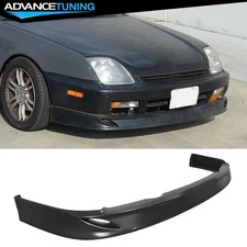 Fits 97-01 Honda Prelude IKON Style PU Front Bumper Lip Chin Spoiler Unpainted
