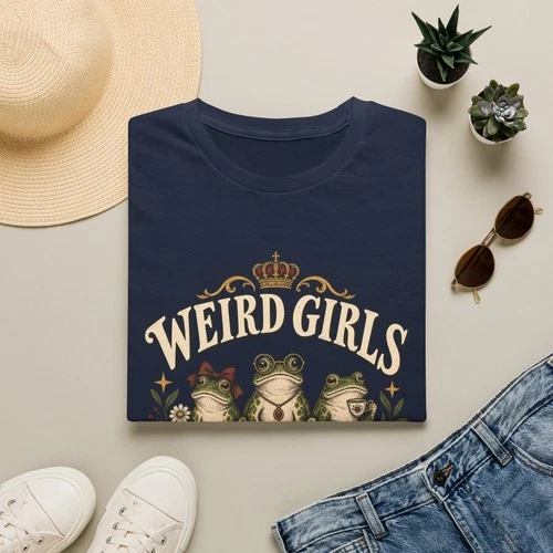 Weird Girls Club T-Shirt | Vintage Animal Illustration image 5