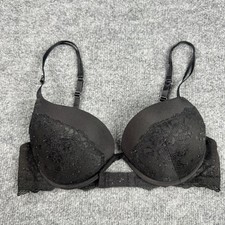H&M Bombshell Black Lace Push Up Underwire Br...