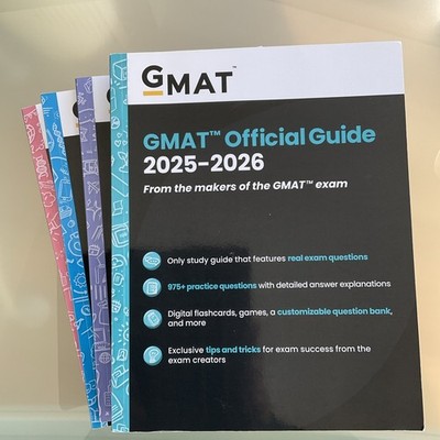GMAT Official Guide 2025-2026 Bundle 4 Bücher